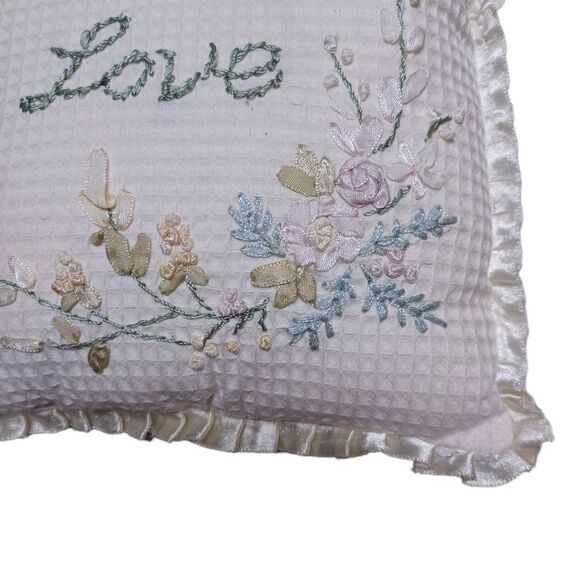 Source Unknown Lavender Embroidered Accent Pillow - Picture 4 of 8